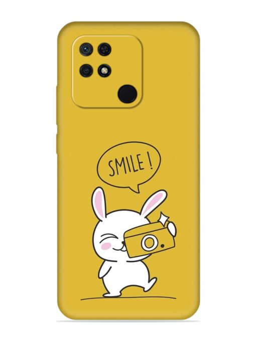 Hey Smile Please Embossed Soft Silicone Case for Xiaomi Redmi 10 Zapvi