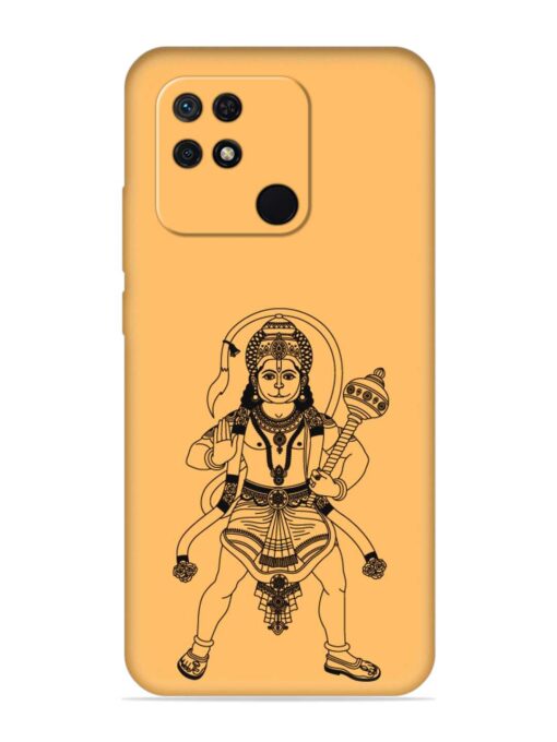 Indian God Hanuman Embossed Soft Silicone Case for Xiaomi Redmi 10 Zapvi