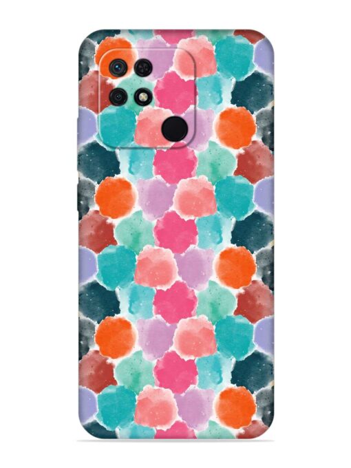 Colorful Seamless Pattern Embossed Soft Silicone Case for Xiaomi Redmi 10