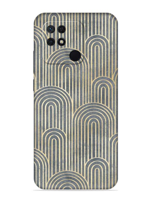 Art Deco Style Embossed Soft Silicone Case for Xiaomi Redmi 10