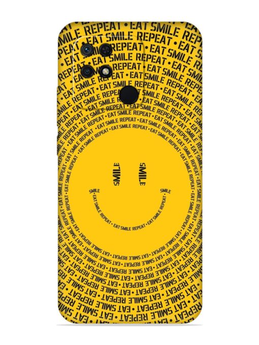 Smiley Embossed Soft Silicone Case for Xiaomi Redmi 10 Zapvi