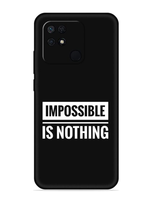 Impossible Is Nothing Embossed Soft Silicone Case for Xiaomi Redmi 10