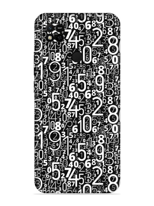 Many Numbers Different Embossed Soft Silicone Case for Xiaomi Redmi 10A Zapvi