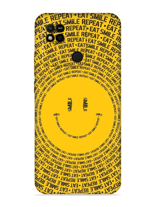 Smiley Embossed Soft Silicone Case for Xiaomi Redmi 10A