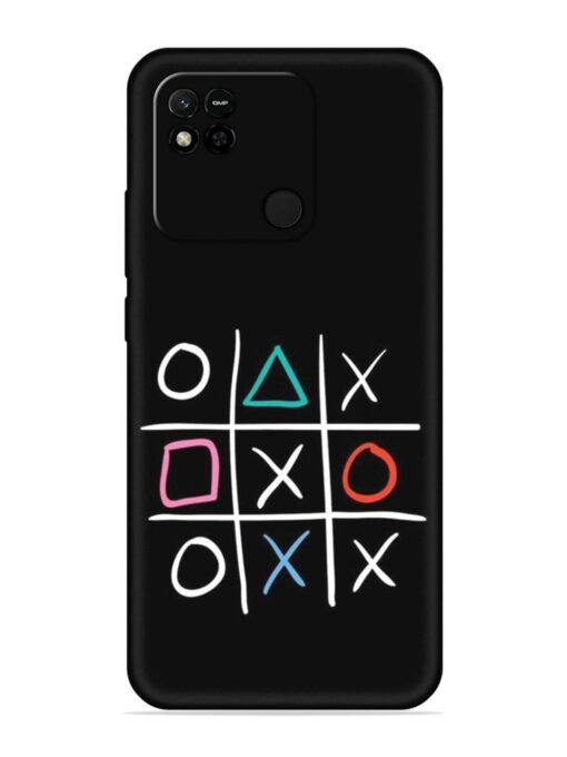 Super Neon Tic-Tac-Toe Embossed Soft Silicone Case for Xiaomi Redmi 10A