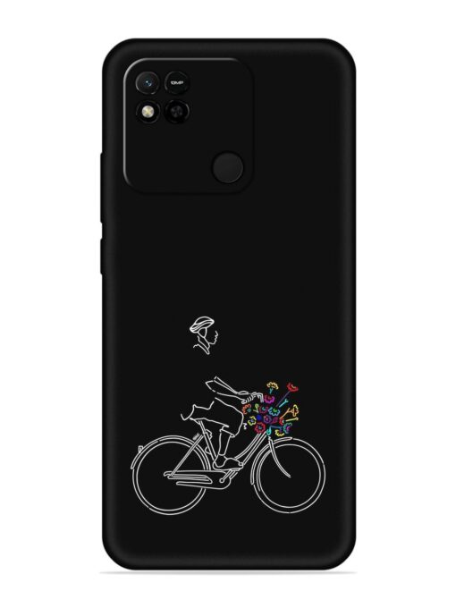 Minimalist Cycle Art Embossed Soft Silicone Case for Xiaomi Redmi 10A Zapvi