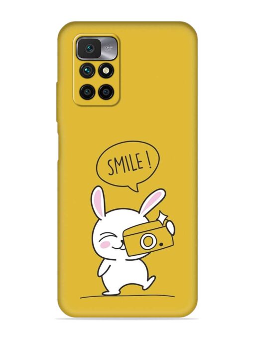 Hey Smile Please Embossed Soft Silicone Case for Xiaomi Redmi 10 Prime (2022) Zapvi