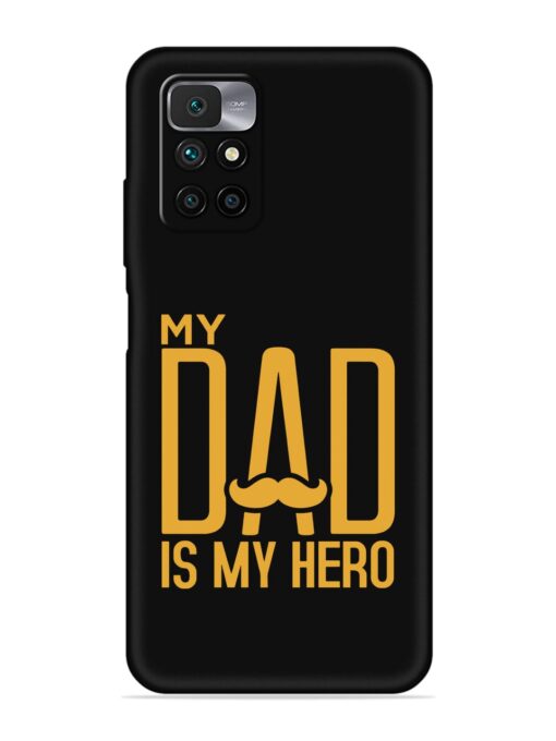 My Dad Is My Hero Embossed Soft Silicone Case for Xiaomi Redmi 10 Prime (2022) Zapvi