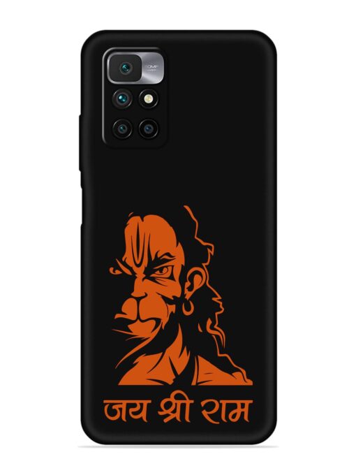 Angry Hanuman Embossed Soft Silicone Case for Xiaomi Redmi 10 Prime (2022)