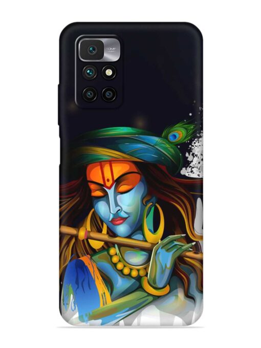 Krishna Art Embossed Soft Silicone Case for Xiaomi Redmi 10 Prime (2022) Zapvi