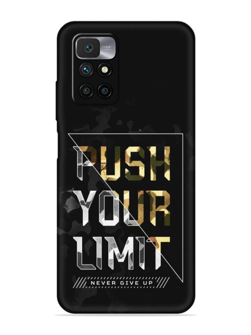 Push Your Limits Embossed Soft Silicone Case for Xiaomi Redmi 10 Prime (2022) Zapvi