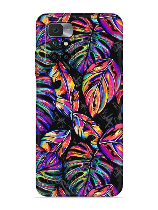 Tropical Seamless Vector Embossed Soft Silicone Case for Xiaomi Redmi 10 Prime (2022) Zapvi