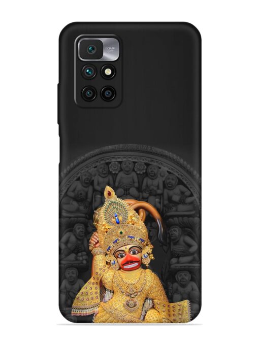 Indian Gold Hanuman Embossed Soft Silicone Case for Xiaomi Redmi 10 Prime (2022) Zapvi