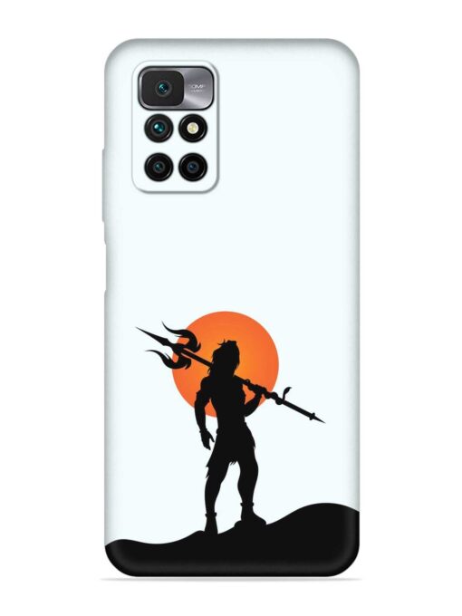 Lord Mahadev Trendy Embossed Soft Silicone Case for Xiaomi Redmi 10 Prime (2022) Zapvi