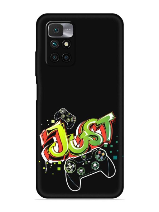 Graffiti Gamepad Illustration Embossed Soft Silicone Case for Xiaomi Redmi 10 Prime (2022) Zapvi