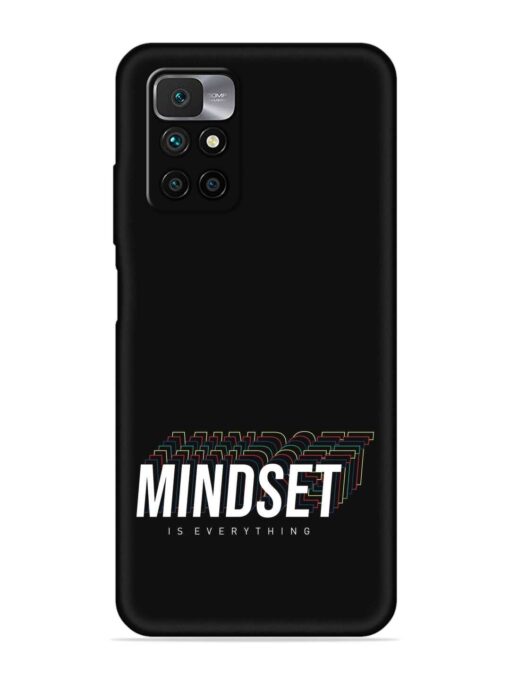 Mindset Everything Slogan Embossed Soft Silicone Case for Xiaomi Redmi 10 Prime (2022) Zapvi