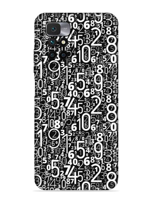 Many Numbers Different Embossed Soft Silicone Case for Xiaomi Redmi 10 Prime (2022) Zapvi