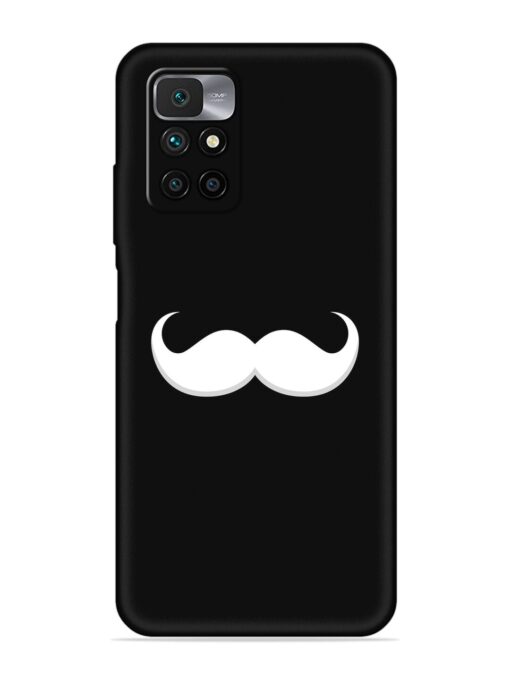 Mustache Vector Embossed Soft Silicone Case for Xiaomi Redmi 10 Prime (2022)