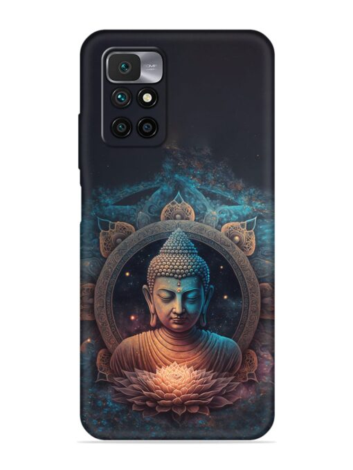 Gautam Buddha Embossed Soft Silicone Case for Xiaomi Redmi 10 Prime (2022) Zapvi