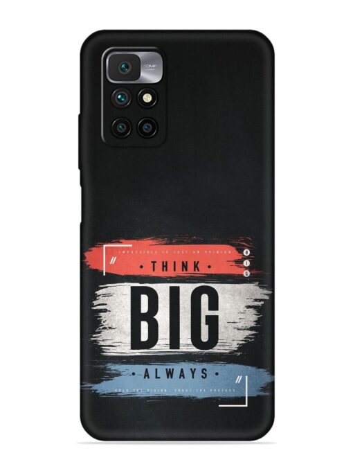 Think Big Always Embossed Soft Silicone Case for Xiaomi Redmi 10 Prime (2022) Zapvi