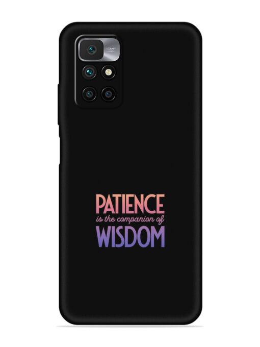 Patience Is The Embossed Soft Silicone Case for Xiaomi Redmi 10 Prime (2022) Zapvi