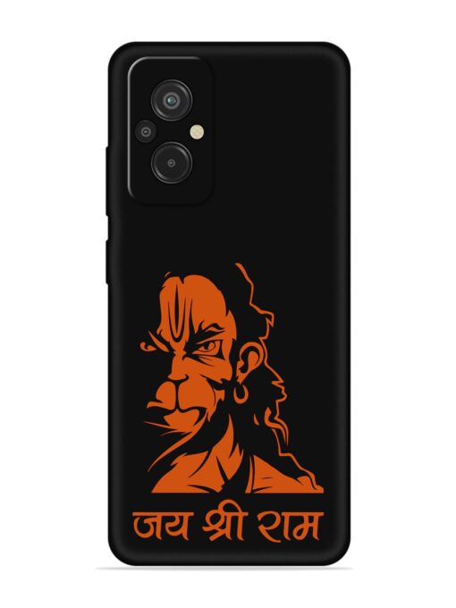 Angry Hanuman Embossed Soft Silicone Case for Xiaomi Redmi 11 Prime (4G) Zapvi