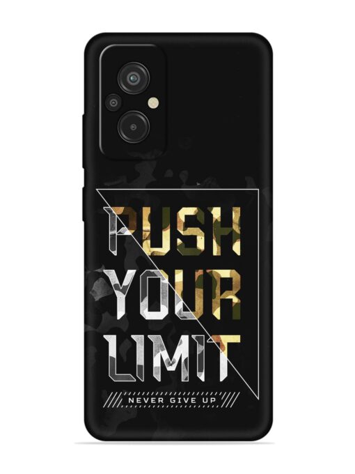 Push Your Limits Embossed Soft Silicone Case for Xiaomi Redmi 11 Prime (4G) Zapvi