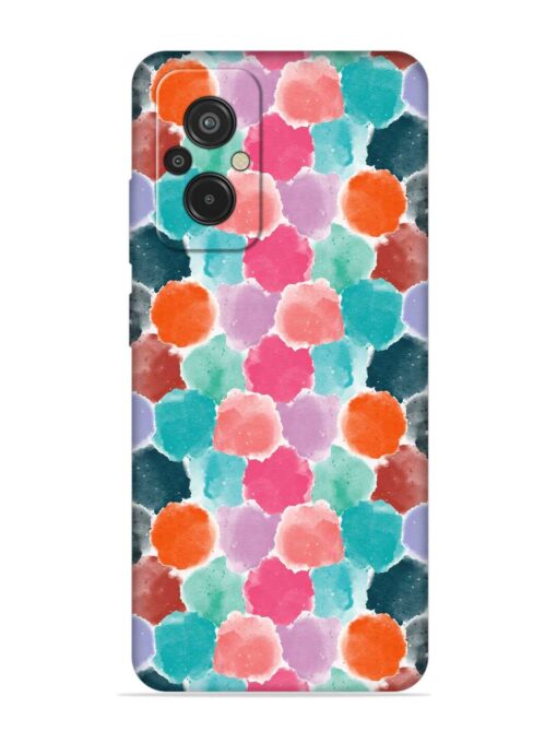 Colorful Seamless Pattern Embossed Soft Silicone Case for Xiaomi Redmi 11 Prime (4G) Zapvi