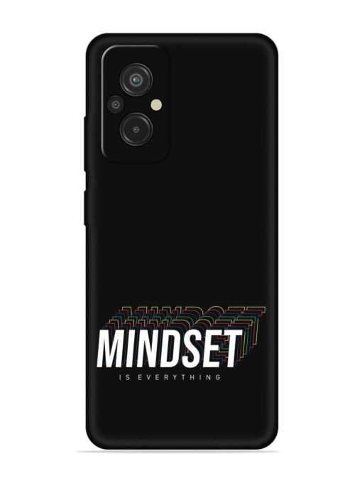 Mindset Everything Slogan Embossed Soft Silicone Case for Xiaomi Redmi 11 Prime (4G) Zapvi