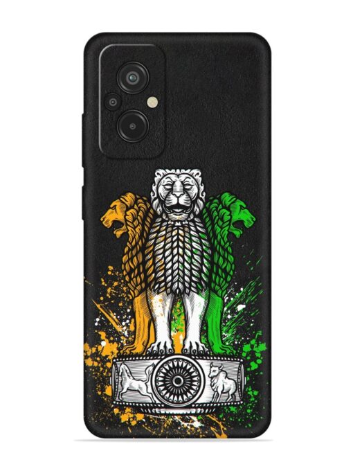 Pillars Of Ashoka Embossed Soft Silicone Case for Xiaomi Redmi 11 Prime (4G) Zapvi