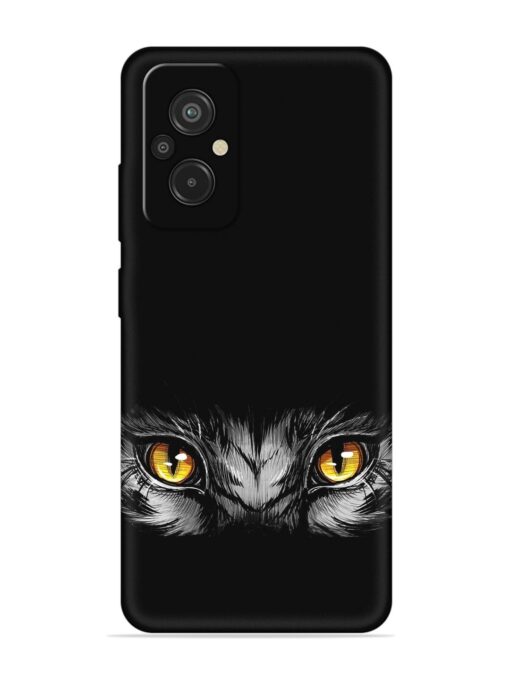 Scary Eye Embossed Soft Silicone Case for Xiaomi Redmi 11 Prime (4G) Zapvi