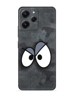 Big Eyes Night Mode Embossed Soft Silicone Case for Xiaomi Redmi 12 (4G)