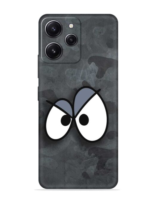 Big Eyes Night Mode Embossed Soft Silicone Case for Xiaomi Redmi 12 (4G) Zapvi