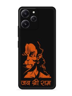 Angry Hanuman Embossed Soft Silicone Case for Xiaomi Redmi 12 (4G)