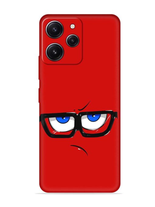 Rad Angry Face Embossed Soft Silicone Case for Xiaomi Redmi 12 (4G) Zapvi