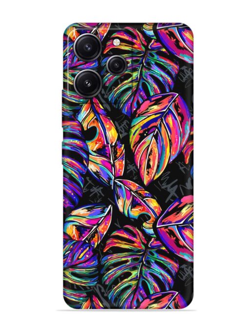 Tropical Seamless Vector Embossed Soft Silicone Case for Xiaomi Redmi 12 (4G) Zapvi