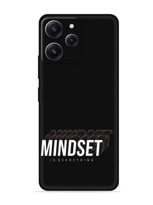 Mindset Everything Slogan Embossed Soft Silicone Case for Xiaomi Redmi 12 (4G) Zapvi