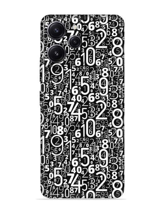 Many Numbers Different Embossed Soft Silicone Case for Xiaomi Redmi 12 (4G) Zapvi