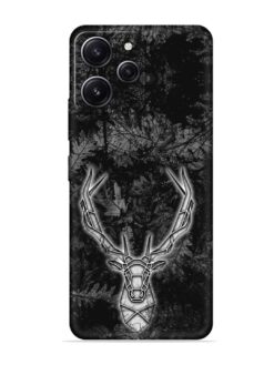 Ancient Deer Embossed Soft Silicone Case for Xiaomi Redmi 12 (4G)