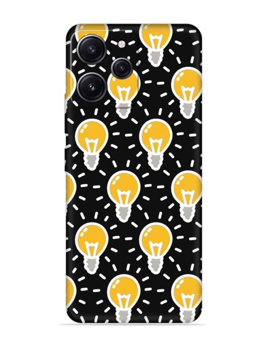 Light Bulb Seamless Embossed Soft Silicone Case for Xiaomi Redmi 12 (4G) Zapvi