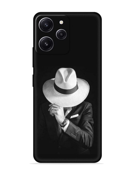 Men Under Hat Embossed Soft Silicone Case for Xiaomi Redmi 12 (4G) Zapvi