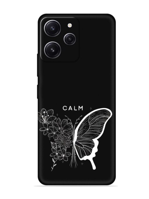 Calm Embossed Soft Silicone Case for Xiaomi Redmi 12 (4G) Zapvi