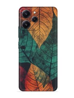 Leaves Artwork Embossed Soft Silicone Case for Xiaomi Redmi 12 (4G)