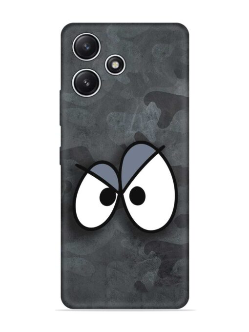 Big Eyes Night Mode Embossed Soft Silicone Case for Xiaomi Redmi 12 (5G) Zapvi