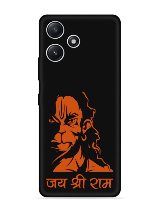 Angry Hanuman Embossed Soft Silicone Case for Xiaomi Redmi 12 (5G)