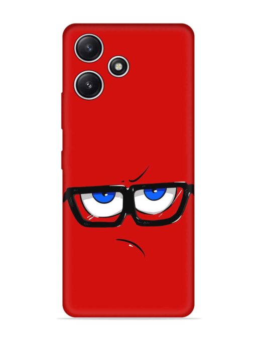 Rad Angry Face Embossed Soft Silicone Case for Xiaomi Redmi 12 (5G)