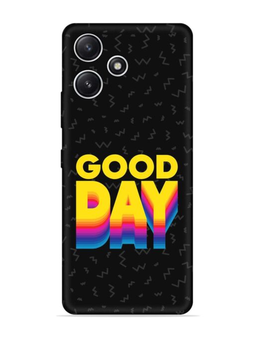 Good Day Embossed Soft Silicone Case for Xiaomi Redmi 12 (5G) Zapvi