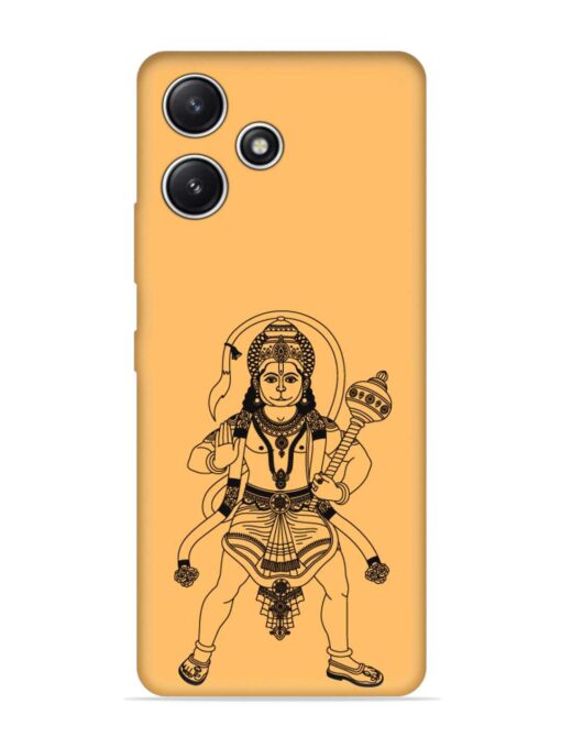 Indian God Hanuman Embossed Soft Silicone Case for Xiaomi Redmi 12 (5G)