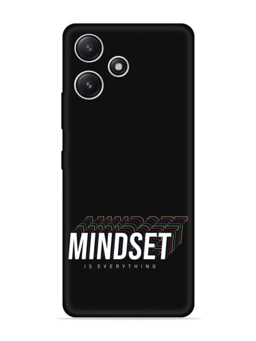 Mindset Everything Slogan Embossed Soft Silicone Case for Xiaomi Redmi 12 (5G)