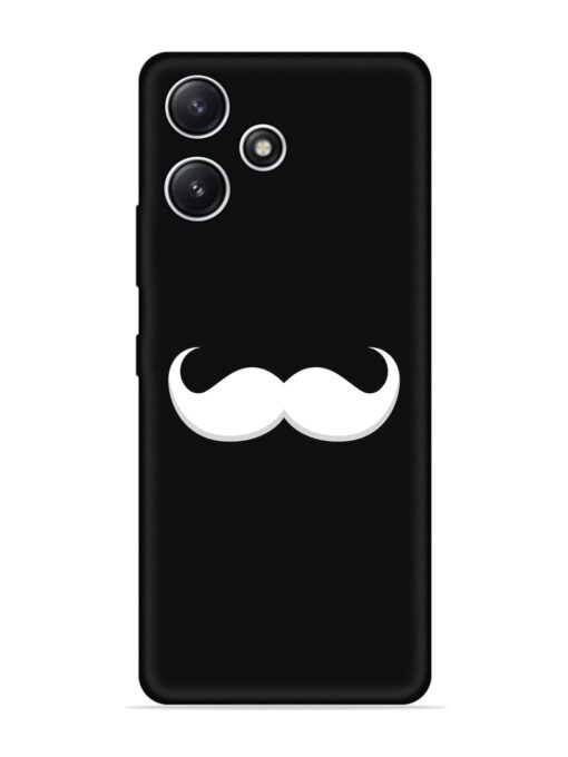 Mustache Vector Embossed Soft Silicone Case for Xiaomi Redmi 12 (5G)